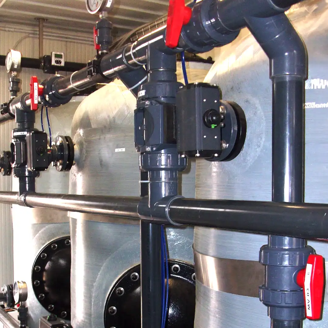 impianto trattamento acqua grande portata